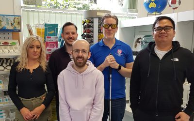 Authentic Partnering and supporting a sight loss support service for patients at Southampton Hospital Eye Unit