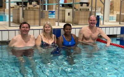 Celebrating A Swimming Success!